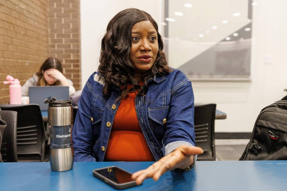 MIKE DEAL / FREE PRESS
UofW student Tutu Agboola.