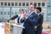 RUTH BONNEVILLE / FREE PRESS
                                Premier Wab Kinew and the NDP announced funding for 50 new beds at the Health Sciences Centre Monday.