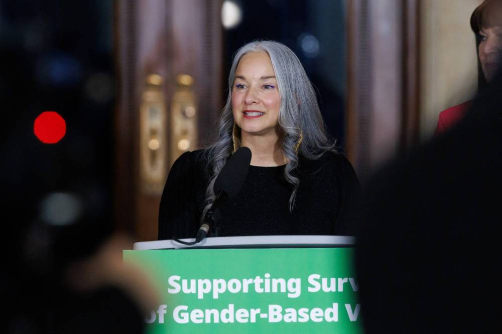 MIKE DEAL / FREE PRESS FILES
Families Minister Nahanni Fontaine said the government isn’t taking any money out of the system.