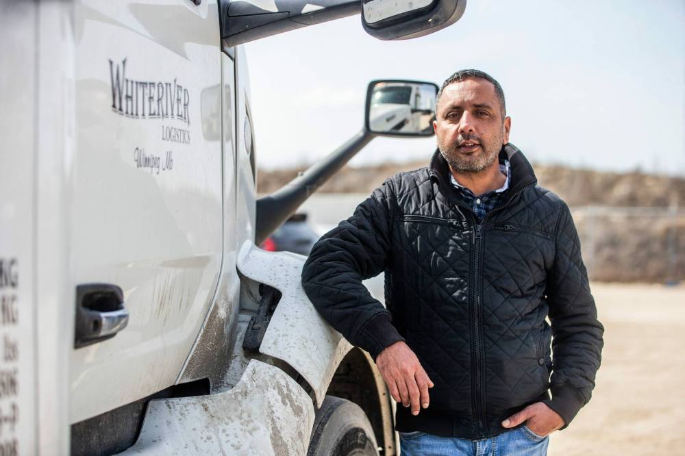 MIKAELA MACKENZIE / FREE PRESS
Over the course of three years, Whiteriver Logistics and company owner Raj Sekhon have invested about $30 million in two facilities at CentrePort in west Winnipeg, including a brand-new, 50,000-square-foot space to be built on 16 acres.