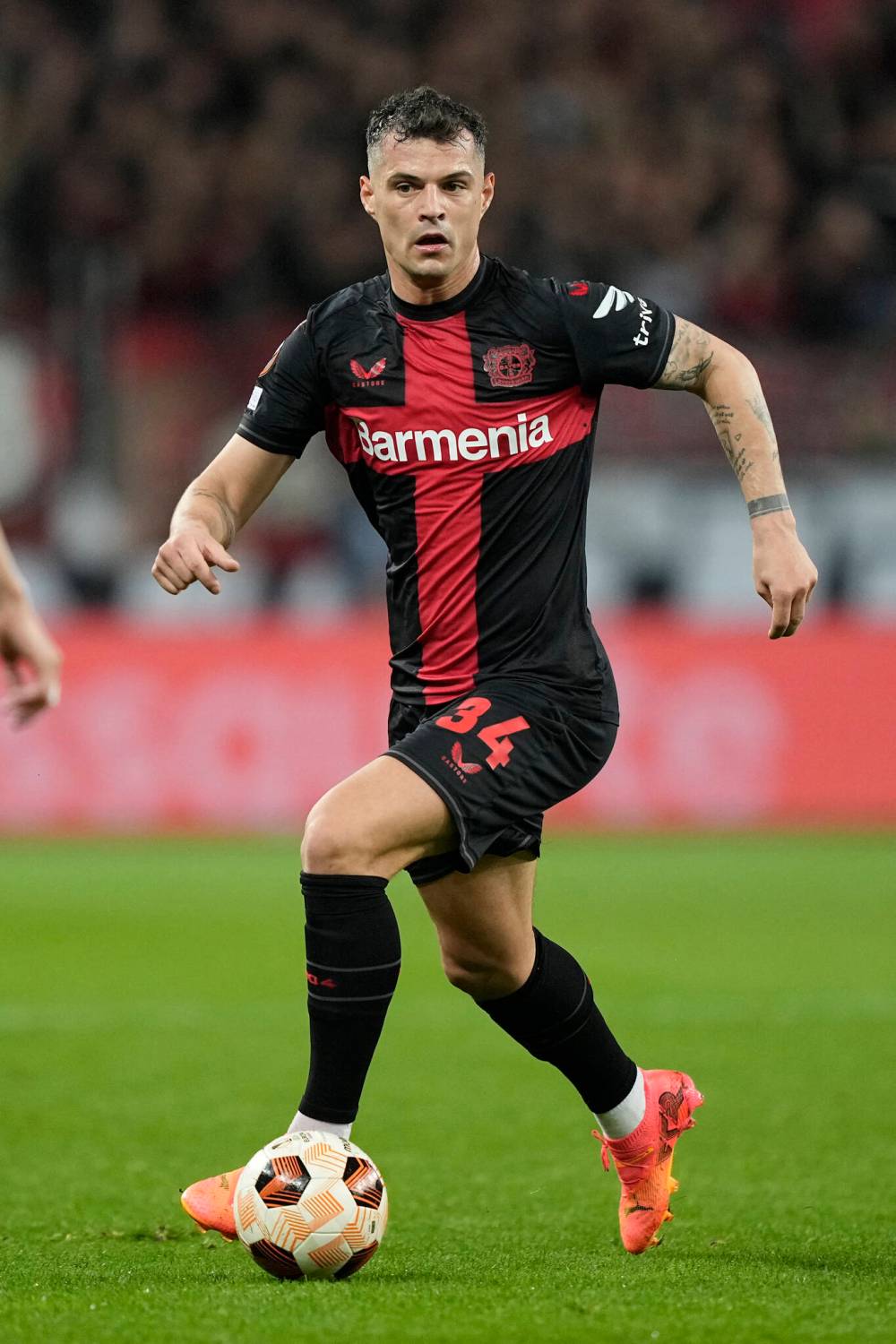 Martin Meissner / The Associated Press
Leverkusen’s Granit Xhaka: We believe in ourselves.