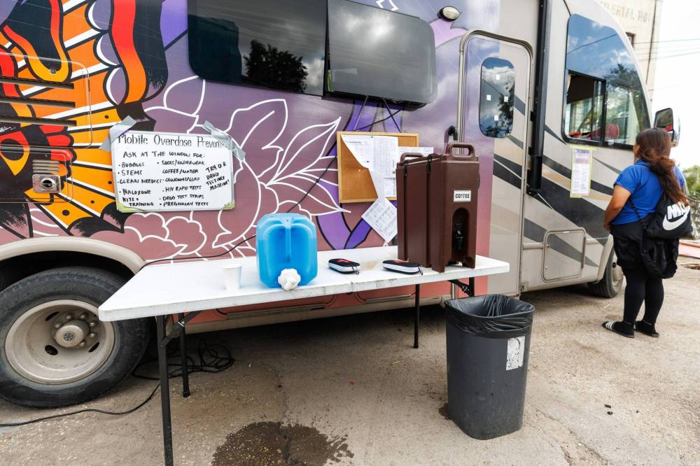 Since Sunshine House and MOPS began operating, the report shows just 0.08 per cent of all visits ended in an overdose. (Mike Deal / Free Press files)