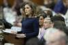 Deputy Prime Minister and Minister of Finance Chrystia Freeland presents the federal budget in the House of Commons in Ottawa on Tuesday, April 16, 2024. (Adrian Wyld / The Canadian Press)