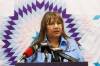 MIKE DEAL / FREE PRESS
                                Sherry Gott, Manitoba Advocate for Children and Youth, during a press conference at MACY, 346 Portage Avenue, Tuesday morning. 240416 - Tuesday, April 16, 2024.
