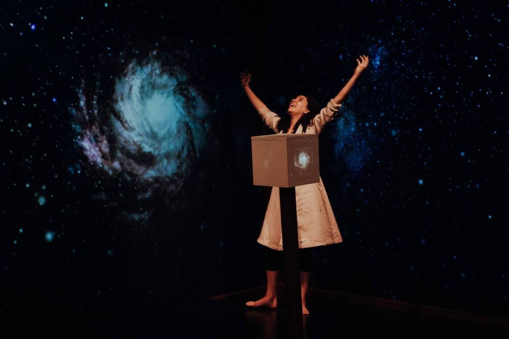 JOEY SENFT PHOTO
Jessica B. Hill presented the world première of her one-woman show Pandora at PTE at the beginning of 2023.