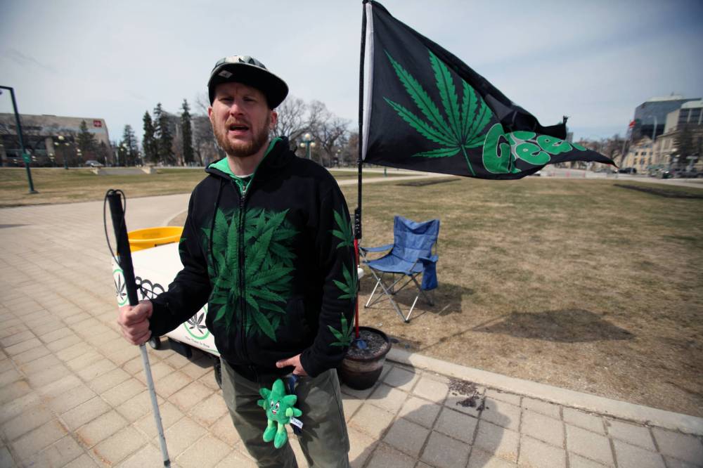 Steven Stairs of the Cannabis Business Association of Manitoba wants more to be done for the industry and recreational users. (Erik Pindera / Free Press)