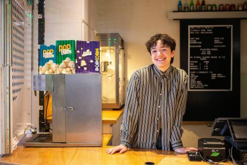 MIKAELA MACKENZIE / FREE PRESS
                                Nic Kaneski, box office manager for Cinematheque, has created a fun project called Astral Projections, which kicks off each zodiac season with a movie from a director born under that sign.