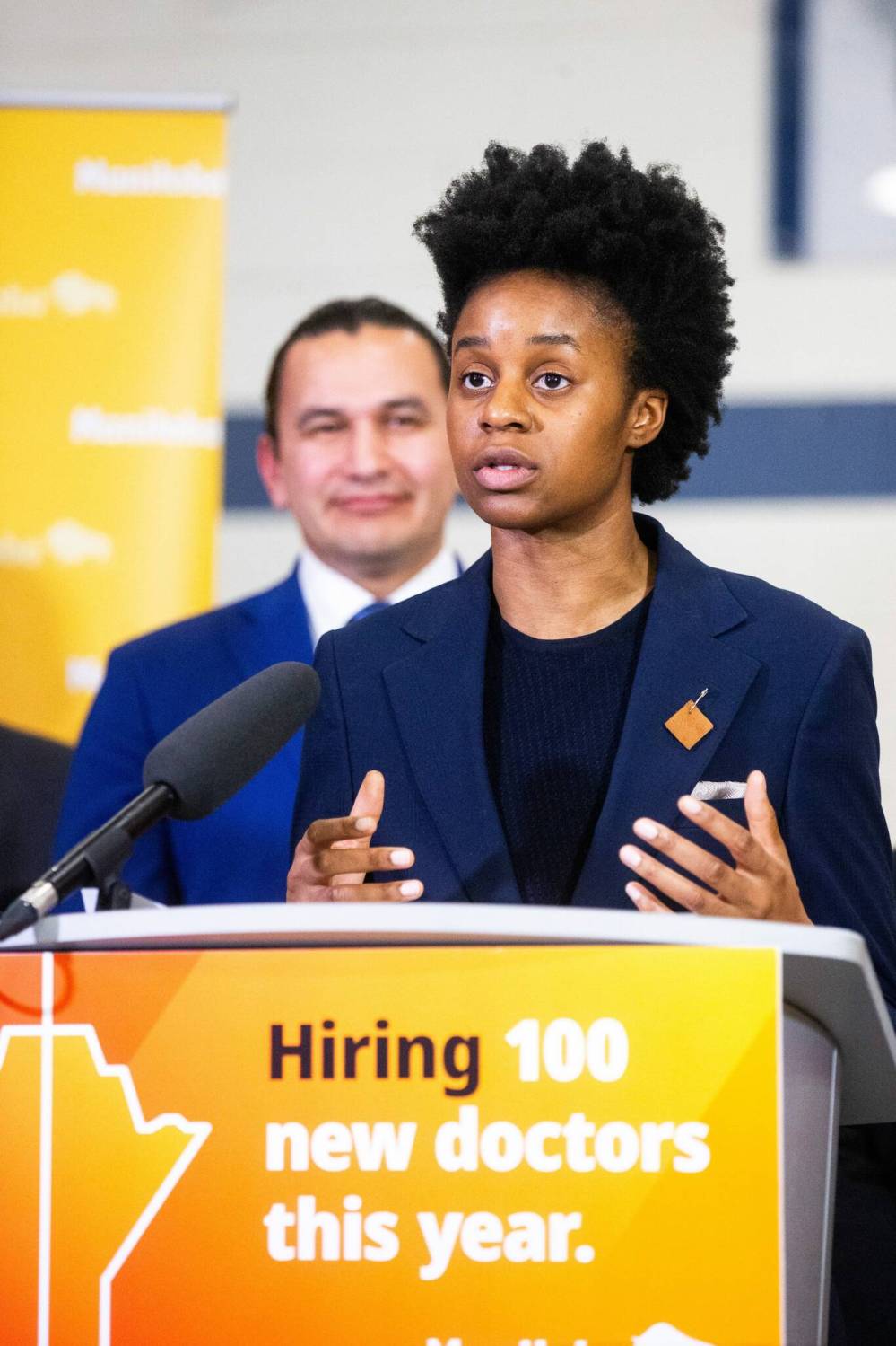 MIKAELA MACKENZIE / FREE PRESS
Manitoba Health Minister Uzoma Asagwara