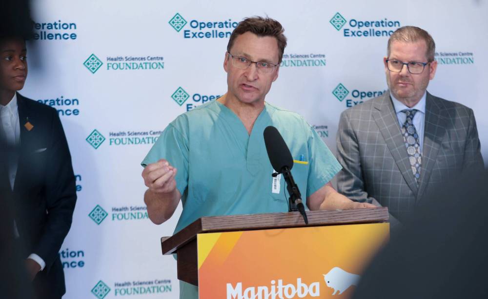 Ruth Bonneville / Free Press files
Dr. Ed Buchel, the provincial surgery specialty lead for Shared Health, has said the expected increase in capacity for hip and knee replacements would prevent any new patients from being