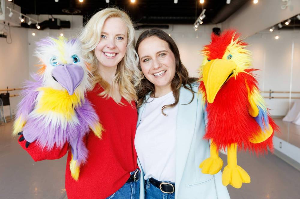 MIKE DEAL / FREE PRESS 
                                Lullaland co-owners Fran Hiebert (left) and Denise Turanli say they have some 500 families attending weekly classes. ‘We really wanted to design something that was suitable and fun for the grown-up, as well as the baby,’ Turanli says.