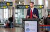 MIKE DEAL / FREE PRESS
                                Nick Hays, Winnipeg Airports Authority president & CEO, at the WAA’s annual public meeting held in the the departures level of the Winnipeg James Armstrong Richardson International Airport, Thursday.