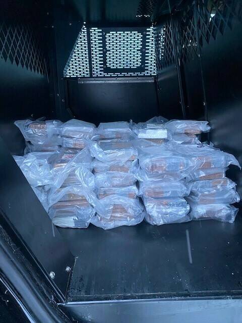 RCMP HANDOUT
About 60 kilograms of cocaine was stashed in a compartment in an SUV, RCMP said.