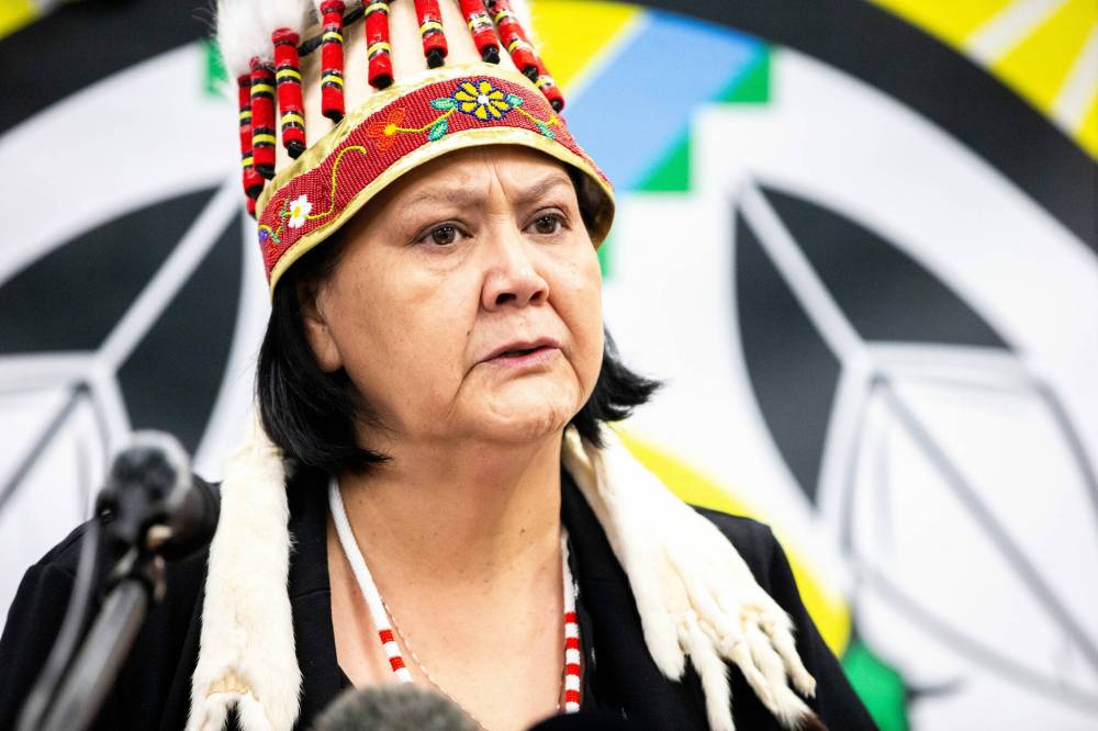 MIKAELA MACKENZIE / FREE PRESS FILES
Grand Chief Cathy Merrick is demanding the removal of Mountain View school trustee Paul Coffey over his ‘deep ignorance’ in praising residential schools and using racist terminology.
