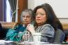MIKE DEAL / FREE PRESS
Amanda Lathlin NDP MLA for The Pas-Kameesak speaks during the Standing Committee on Legislative Affairs with the Advocate for Children and Youth Act as a matter of consideration that is under review at the Legislative Building Friday morning.