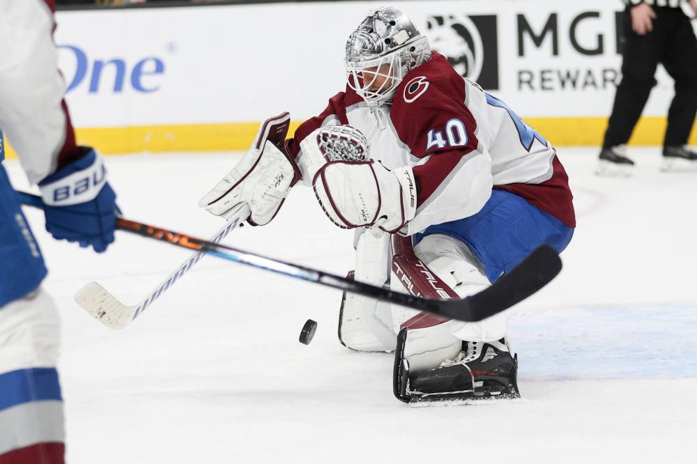 Ian Maule / The Associated Press
Colorado Avalanche goaltender Alexandar Georgiev has his coach’s confidence.