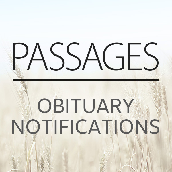 Passages Obituary Notification image