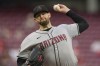 Arizona Diamondbacks starting pitcher Jordan Montgomery throws to a Cincinnati Reds batter during the first inning of a baseball game Wednesday, May 8, 2024, in Cincinnati. (AP Photo/Carolyn Kaster)