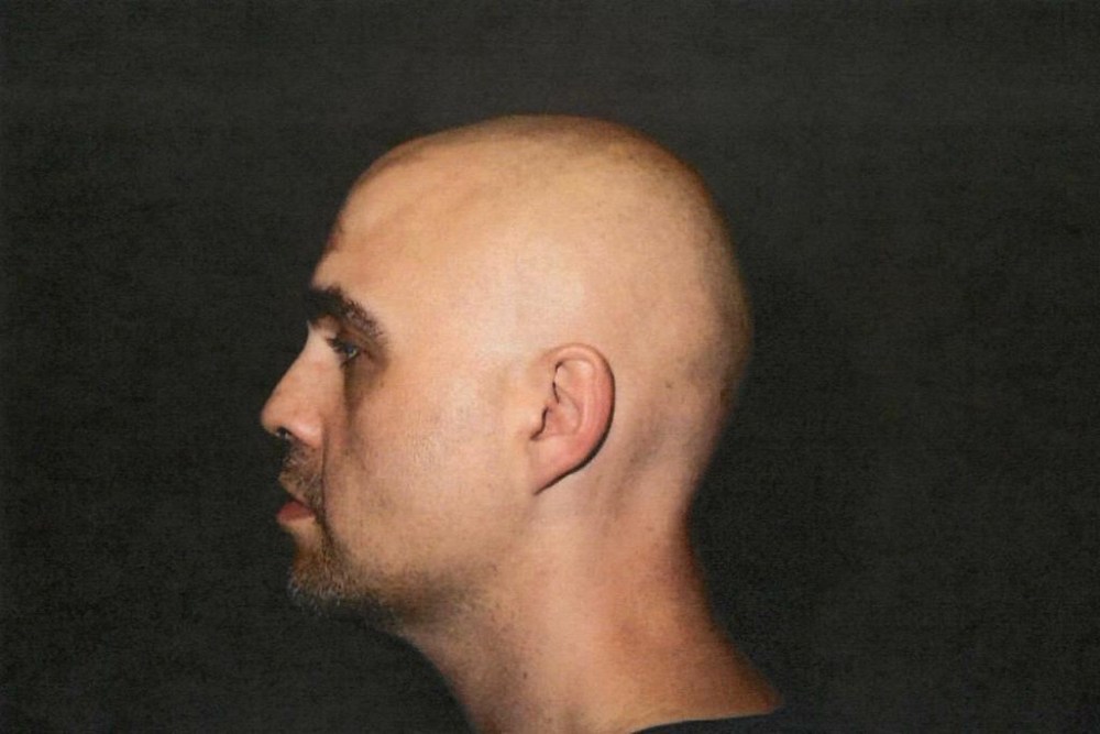 Jeremy Skibicki is shown in this undated handout photo, taken by police while in custody, provided by the Court of King's Bench. Skibicki is charged with first-degree murder in the 2022 killings of Rebecca Contois, Morgan Harris, Marcedes Myran and an unidentified woman Indigenous leaders have named Mashkode Bizhiki'ikwe, or Buffalo Woman. THE CANADIAN PRESS/HO, Court of King's Bench *MANDATORY CREDIT*