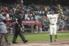Milwaukee Brewers' Joey Ortiz reacts after hitting a home run during the fourth inning of a baseball game against the St. Louis Cardinals Thursday, May 9, 2024, in Milwaukee. (AP Photo/Morry Gash)