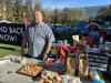 Political science professor David Kahane, a Gaza protest organizers, looks on at an encampment set up on the campus of the University of Alberta in Edmonton on Friday, May 10, 2024. THE CANADIAN PRESS/Dean Bennett