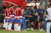 Real Madrid players walk through a guard of honor from the Granada team prior to a Spanish La Liga soccer match between Granada FC and Real Madrid at Los Carmanes stadium in Granada, Spain, Saturday, May 11, 2024. The Real Madrid has won its 36th Spanish league title. (AP Photo/Fermin Rodriguez)