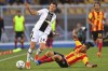 Lecce's Ylber Ramadani, right, challenges Udinese's Lazar Samardzic during the Serie A soccer match between Lecce and Udinese Calcio at the Via del Mare Stadium in Lecce, Italy, Monday, May 13, 2024. (Giovanni Evangelista/LaPresse via AP)