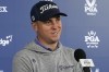 Justin Thomas speaks during a news conference at the PGA Championship golf tournament at the Valhalla Golf Club, Tuesday, May 14, 2024, in Louisville, Ky. (AP Photo/Sue Ogrocki)