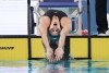 Kylie Masse leaps in to the water as she wins the women's 100m backstroke during the Canadian Olympic Swim Trials in Toronto on Wednesday, May 15, 2024. THE CANADIAN PRESS/Nathan Denette