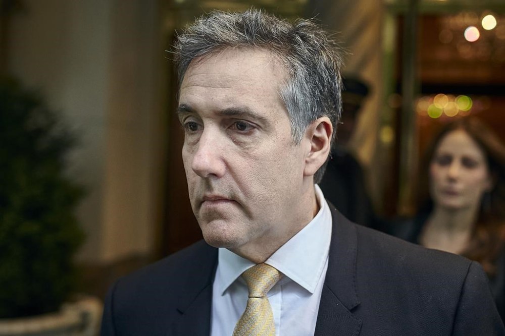 Michael Cohen departs his apartment building on his way to Manhattan criminal court, Thursday, May 16, 2024, in New York. The prosecutors’ star witness in the hush money case against former President Donald Trump is returning to the witness stand as defense lawyers try to chip away at Cohen’s crucial testimony implicating the former president.(AP Photo/Andres Kudacki)