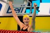 Summer McIntosh reacts after taking part in the women's 400-metre individual medley at the Canadian Olympic Swim Trials in Toronto on Thursday May 16, 2024. McIntosh has broken her own world record in the women's 400-metre individual medley with a time of four minutes 24.38 seconds at the Olympic & Paralympic Trials.
THE CANADIAN PRESS/Frank Gunn