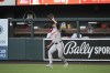 Baltimore Orioles right fielder Colton Cowser catches a fly ball hit by St. Louis Cardinals' Nolan Arenado in the third inning of a baseball game, Monday, May 20, 2024, in St. Louis. (AP Photo/Joe Puetz)