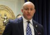 FILE - North Carolina Sen. Danny Britt, a Robeson County Republican, speaks at the Legislative Building, Feb. 14, 2023, in Raleigh, N.C. Access by the public and the media to North Carolina autopsy reports related to criminal investigations would be significantly restricted under a bill, shepherded by Britt, considered Tuesday, May 21, 2024, by a legislative committee. (AP Photo/Hannah Schoenbaum, File)
