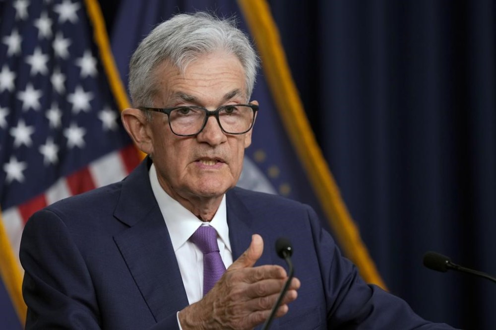 FILE - Federal Reserve Board Chair Jerome Powell speaks at a news conference at the Federal Reserve in Washington, May 1, 2024. On Wednesday, May 22, 2024, the Federal Reserve releases minutes from its most recent policy meeting. (AP Photo/Susan Walsh, File)