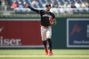 Minnesota Twins shortstop Carlos Correa throws to first to put out Washington Nationals' Nick Senzel during the eighth inning of a baseball game, Wednesday, May 22, 2024, in Washington. The Twins won 3-2. (AP Photo/Nick Wass)