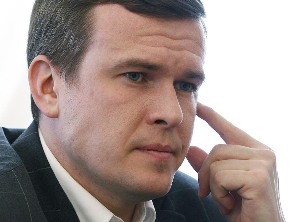 FILE - Poland's Sports Minister Witold Banka speaks during an interview March 18, 2019, in Warsaw, Poland. A bipartisan group of U.S. senators sent a letter Wednesday, May 22, 2024, to Banka, now the leader of the World Anti-Doping Agency, asking about the case in which 23 Chinese swimmers were cleared to compete at the Tokyo Olympics despite positive tests for a banned drug. (AP Photo/Czarek Sokolowski, File)