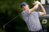 Jordan Spieth watches his tee shot on the sixth hole during the second round of the PGA Championship golf tournament at the Valhalla Golf Club, Friday, May 17, 2024, in Louisville, Ky. (AP Photo/Jeff Roberson)