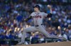Atlanta Braves starting pitcher Max Fried throws to a Chicago Cubs batter during the first inning of a baseball game Wednesday, May 22, 2024, in Chicago. (AP Photo/Erin Hooley)