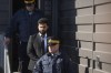 The truck driver who caused the Humboldt Broncos bus crash in 2018 is to learn Friday whether he will be deported. Jaskirat Singh Sidhu is taken out of the Kerry Vickar Centre by the RCMP following his sentencing for the crash, in Melfort, Sask., Friday, March 22, 2019. THE CANADIAN PRESS/Kayle Neis
