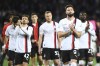 AC Milan's Olivier Giroud salutes the supporters following the Serie A soccer match between Torino and AC Milan, Saturday, May 18, 2024, at the Olimpico Grande Torino Stadium in Turin, Italy. (Alberto Gandolfo/LaPresse via AP)