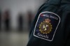 The union representing workers at the Canada Border Services Agency (CBSA) says a strike affecting Canada’s borders this summer is possible. A patch is seen on the shoulder of a Canada Border Services Agency officer's uniform as he listens during an announcement in Tsawwassen, B.C., Friday, Dec. 16, 2022. THE CANADIAN PRESS/Darryl Dyck