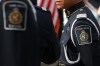 Better training and information-processing tools are needed to help the intelligence program at Canada's border agency fight everything from firearms smuggling to human trafficking, says an internal evaluation. A Canada Border Service Agency member looks on before a ceremony at the legislature in Victoria, Sunday, Sept. 24, 2023. THE CANADIAN PRESS/Chad Hipolito