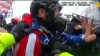 In this image from U.S. Capitol Police video, released and annotated by the Justice Department in the sentencing memorandum, Christopher Quaglin, appears on police body-worn camera footage at the U.S. Capitol on Jan. 6, 2021, in Washington. Quaglin, a New Jersey electrician who repeatedly attacked police officers during the siege at the U.S. Capitol, has been sentenced to 12 years in prison. (Justice Department via AP)