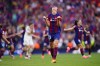 Barcelona's Ingrid Syrstad Engen celebrates after winning the women's Champions League final soccer match between FC Barcelona and Olympique Lyonnais at the San Mames stadium in Bilbao, Spain, Saturday, May 25, 2024. Barcelona won 2-0. (AP Photo/Jose Breton)