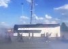 In this photo taken from video released by Hooligans.cz, people dressed in black fight against people dressed in white, near Fresnes-Les-Montauban, France, Saturday, May 25, 2024. Lyon and Paris Saint-Germain supporters clashed on a highway leading to the venue of the French Cup final a few hours before kickoff on Saturday.(Hooligans.cz via AP)