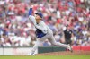 Los Angeles Dodgers pitcher Yoshinobu Yamamoto throws during the second inning of a baseball game against the Cincinnati Reds Sunday, May 26, 2024, in Cincinnati. (AP Photo/Jeff Dean)