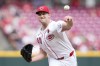 Cincinnati Reds pitcher Nick Lodolo throws during the first inning of a baseball game against the St. Louis Cardinals, Monday, May 27, 2024, in Cincinnati. (AP Photo/Jeff Dean)