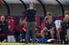 Canada head coach Mauro Biello watches play against Trinidad and Tobago in the second half of a CONCACAF Nations League Play-In soccer match, Saturday, March 23, 2024, in Frisco, Texas. THE CANADIAN PRESS/AP-Julio Cortez