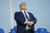 FILE - Joan Laporta, Barcelona FC President, takes his place in the stands for the Spanish La Liga soccer match between Cadiz and Barcelona in Cadiz, Spain, on April 13, 2024. A Spanish court has reduced the scope of its probe into the Barcelona’s payment of millions of dollars over several years to a former vice president of Spain’s refereeing committee. A Barcelona-based court said Friday, May 31, 2024, that it will no longer investigate club president Joan Laporta for his first stint in charge of the club from 2003-2010 since any possible crimes have prescribed under the statute of limitations. (AP Photo/Jose Breton)