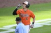 Baltimore Orioles' Ryan Mountcastle (6) celebrates his home run as he rounds the bases next to home plate umpire Chad Fairchild, front, during the fourth inning of a baseball game against the Tampa Bay Rays, Saturday, June 1, 2024, in Baltimore. (AP Photo/Nick Wass)