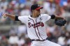 Atlanta Braves pitcher Charlie Morton works against the Oakland Athletics oin the second inning of a baseball game Sunday, June 2, 2024, in Atlanta. (AP Photo/John Bazemore)
